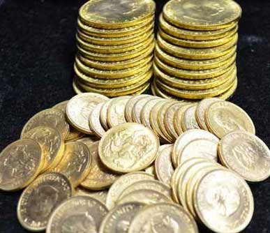 Ankauf von Goldmünzen durch die Scheideanstalt