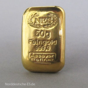 50g Goldbarren Feingold 9999-NES