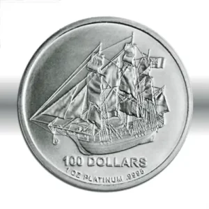 Cook Island 1 Unze Platin Bounty 100 Dollars