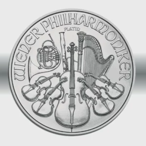 Wiener Philharmoniker 1 oz Platin 100 Euro